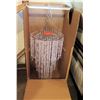 Image 1 : Shop Wild Things White Beaded Chandelier D28.7" x 20.8" in Box