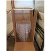 Image 2 : Shop Wild Things White Beaded Chandelier D28.7" x 20.8" in Box