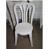 Image 2 : Qty 60 White Plastic Stackable Chairs