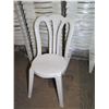 Image 2 : Qty 60 White Plastic Stackable Chairs