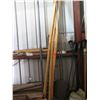 Image 2 : Misc Size Bamboo Poles, Box Metal Light Fixtures, etc