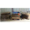 Image 1 : Qty 30 Folding Tables, Square (48" x 48") and Round (48" Dia)