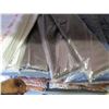 Image 19 : Shelving Unit and Contents: Cleaned Tablecloths & Runners