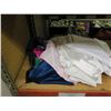 Image 2 : Industrial Shelving Unit with Cleaned Tablecloths