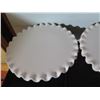Image 2 : Qty 2 White Ceramic Cake Stands