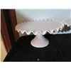 Image 2 : Qty 2 White Ceramic Cake Stands