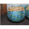 Image 2 : Qty 8 Blue Candle Holders