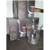 Image 8 : Qty 4 Julia Glass Hurricane Candle Holders