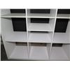 Image 8 : White 10 Compartment Shelving Unit 44"x14"x44"H