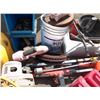 Image 8 : Multiple Gas Cans, Bins of Fittings, Tools, etc