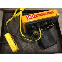 Konecranes 1/2 Ton Hoist Mod# E0101486