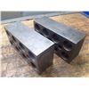 Image 1 : (2) 12" x 6" x 4" Steel Set Up Blocks