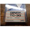 Image 3 : Lot of 19 New Ceratip Carbide Inserts, P/N: TC-30 _ TPU-322