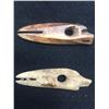 Image 1 : Antique Alaskan Harpoon Points from Walrus Ivory
