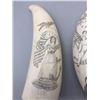 Image 2 : Three Scrimshaw Ivory Pieces