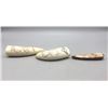Image 6 : Three Scrimshaw Ivory Pieces