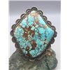 Image 10 : Large Stone Turquoise Bracelet - Richard Jim