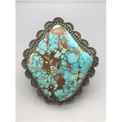 Large Stone Turquoise Bracelet - Richard Jim