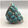 Image 3 : Large 30 Stone Blue Turquoise Cluster Bracelet
