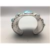 Image 7 : Large 30 Stone Blue Turquoise Cluster Bracelet
