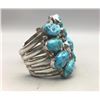 Image 2 : Large 19 Stone Cluster Bracelet - Ray Bennett