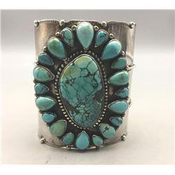 Large Turquoise Bracelet by John Renner