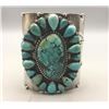 Image 1 : Large Turquoise Bracelet by John Renner