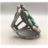 Image 3 : Large 35 Stone Green Turquoise Cluster Bracelet