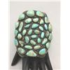 Image 8 : Large 35 Stone Green Turquoise Cluster Bracelet