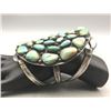 Image 9 : Large 35 Stone Green Turquoise Cluster Bracelet