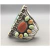 Image 7 : Large Multi-Stone Cluster Bracelet by Livingston