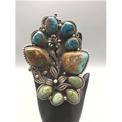 Large Unique Turquoise Ring
