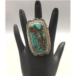 Turquoise and Sterling Silver Ring by Charles Johnson