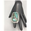 Image 3 : Turquoise and Sterling Silver Ring by Charles Johnson