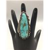Image 1 : Turquoise and Sterling Silver Ring by DS