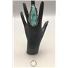 Image 2 : Turquoise and Sterling Silver Ring by DS