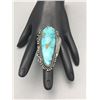 Image 3 : Turquoise and Sterling Silver Ring by DS