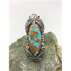 Turquoise and Sterling Silver Ring by Peterson Johnson