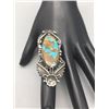 Image 2 : Turquoise and Sterling Silver Ring by Peterson Johnson