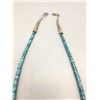 Image 6 : High-grade Turquoise Pendant on a Disk Bead Necklace