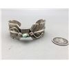 Image 2 : Unique Style Sterling Silver Feather Design Bracelet