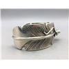 Image 3 : Unique Style Sterling Silver Feather Design Bracelet