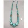 Image 3 : Nice Looking Turquoise and Sterling Silver Necklace