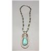 Image 2 : Turquoise and Sterling Silver Necklace