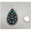 Image 2 : Nice Looking Spiderweb Turquoise Pendant