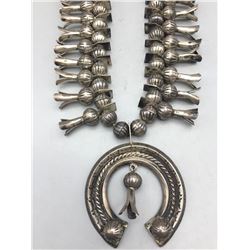 Vintage Fluted Bead Squash Blossom