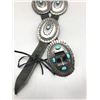 Image 4 : Sterling Silver and Turquoise Concho Belt