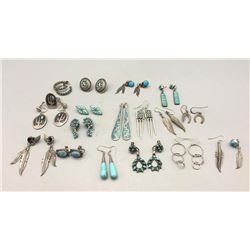 Group of Earrings and a Ring