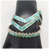 Image 2 : Three Vintage Inlay Bracelets