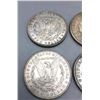 Image 7 : Five Morgan Silver Dollars